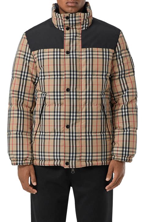 burberry vintage puffer jacket|burberry reversible puffer jacket.